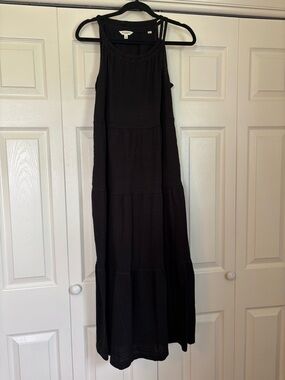 NWOT Max Studio London Black Maxi Dress Medium